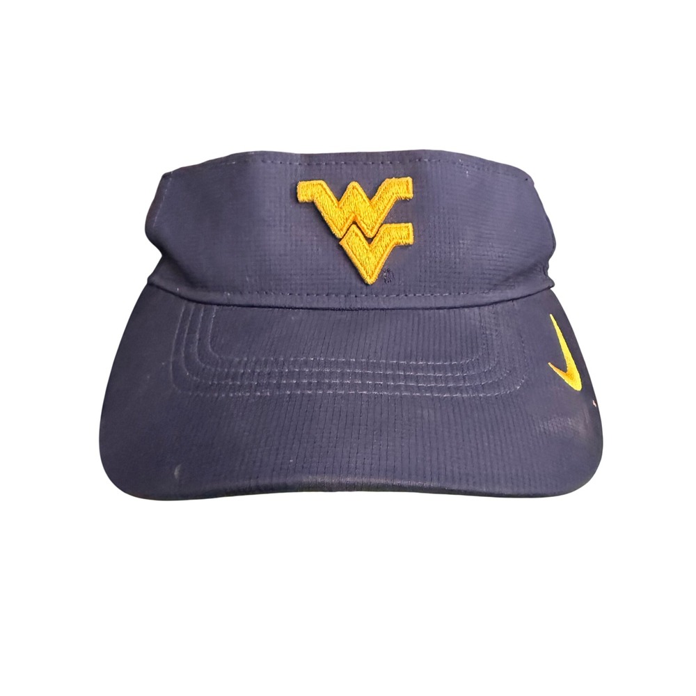 West Virginia Mountaineers WVU Nike Dri-FIT Adjustable Hat Visor Adult OSFA